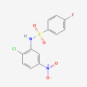 N-(2-chloro-5-nitrophenyl)-4-fluorobenzenesulfonamide