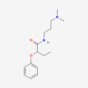 N-[3-(dimethylamino)propyl]-2-phenoxybutanamide