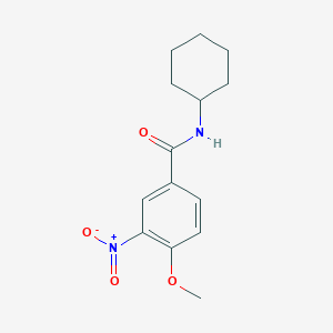 N-cyclohexyl-4-methoxy-3-nitrobenzamide