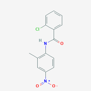 2-chloro-N-(2-methyl-4-nitrophenyl)benzamide