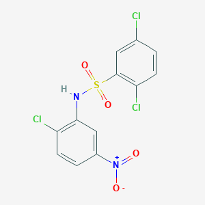 2,5-dichloro-N-(2-chloro-5-nitrophenyl)benzenesulfonamide