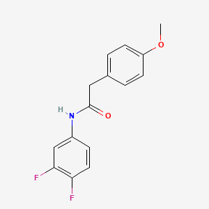 N-(3,4-difluorophenyl)-2-(4-methoxyphenyl)acetamide