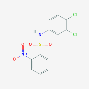 molecular formula C12H8Cl2N2O4S B11022009 N-(3,4-dichlorophenyl)-2-nitrobenzenesulfonamide 