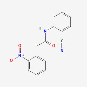 N-(2-cyanophenyl)-2-(2-nitrophenyl)acetamide