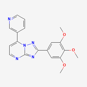 7-(Pyridin-3-yl)-2-(3,4,5-trimethoxyphenyl)[1,2,4]triazolo[1,5-a]pyrimidine