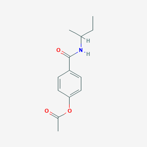 4-(Butan-2-ylcarbamoyl)phenyl acetate