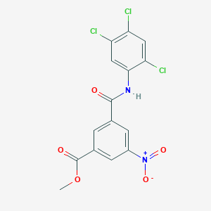 Methyl 3-nitro-5-[(2,4,5-trichlorophenyl)carbamoyl]benzoate