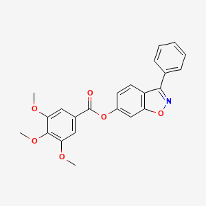 3-Phenyl-1,2-benzoxazol-6-yl 3,4,5-trimethoxybenzoate