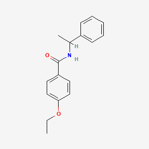 molecular formula C17H19NO2 B11022323 4-ethoxy-N-(1-phenylethyl)benzamide 