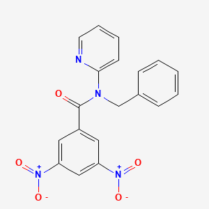 N-benzyl-3,5-dinitro-N-(pyridin-2-yl)benzamide