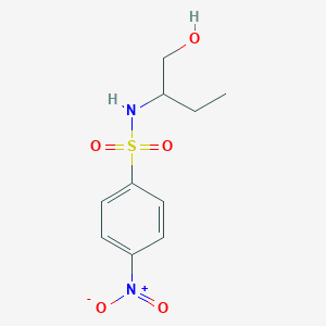 B11022415 N-(1-hydroxybutan-2-yl)-4-nitrobenzenesulfonamide CAS No. 5267-03-8