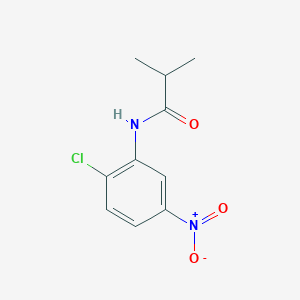 molecular formula C10H11ClN2O3 B11022429 N-(2-chloro-5-nitrophenyl)-2-methylpropanamide 