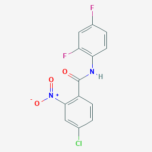 4-chloro-N-(2,4-difluorophenyl)-2-nitrobenzamide