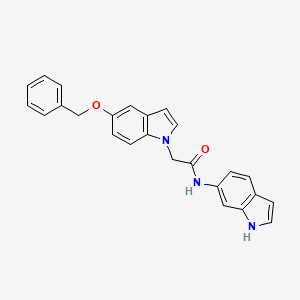 2-[5-(benzyloxy)-1H-indol-1-yl]-N-(1H-indol-6-yl)acetamide