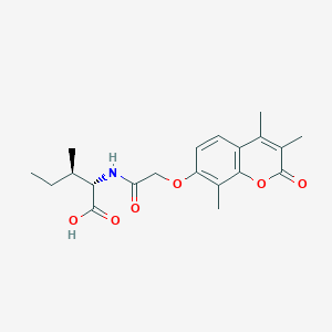 N-{[(3,4,8-trimethyl-2-oxo-2H-chromen-7-yl)oxy]acetyl}-L-isoleucine