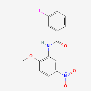 3-iodo-N-(2-methoxy-5-nitrophenyl)benzamide