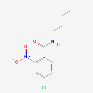 molecular formula C11H13ClN2O3 B11022568 N-butyl-4-chloro-2-nitrobenzamide 