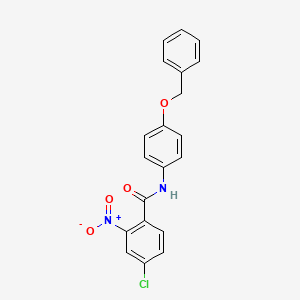 N-[4-(benzyloxy)phenyl]-4-chloro-2-nitrobenzamide