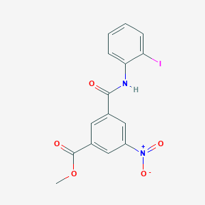 Methyl 3-[(2-iodophenyl)carbamoyl]-5-nitrobenzoate