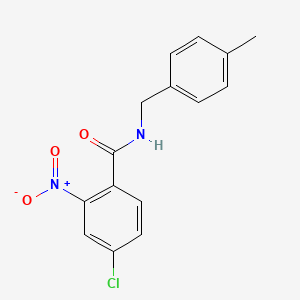 4-chloro-N-(4-methylbenzyl)-2-nitrobenzamide