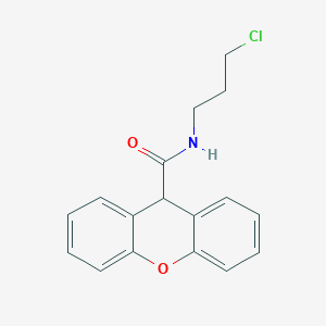 N-(3-chloropropyl)-9H-xanthene-9-carboxamide