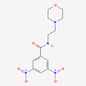 N-[2-(morpholin-4-yl)ethyl]-3,5-dinitrobenzamide