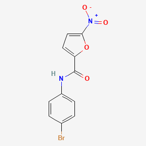 molecular formula C11H7BrN2O4 B11022730 N-(4-bromophenyl)-5-nitrofuran-2-carboxamide 