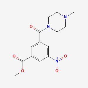 Methyl 3-[(4-methylpiperazin-1-yl)carbonyl]-5-nitrobenzoate