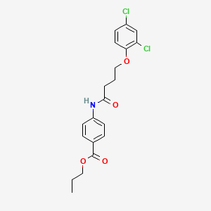 Propyl 4-{[4-(2,4-dichlorophenoxy)butanoyl]amino}benzoate