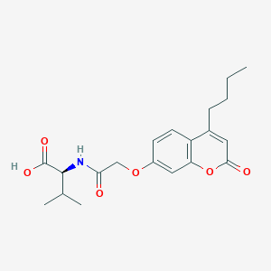 N-{[(4-butyl-2-oxo-2H-chromen-7-yl)oxy]acetyl}-L-valine