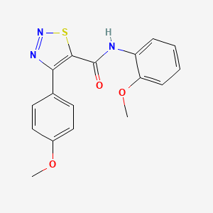 N-(2-methoxyphenyl)-4-(4-methoxyphenyl)-1,2,3-thiadiazole-5-carboxamide