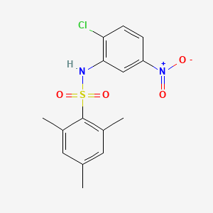 N-(2-chloro-5-nitrophenyl)-2,4,6-trimethylbenzenesulfonamide