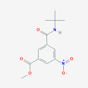 molecular formula C13H16N2O5 B11022884 Methyl 3-(tert-butylcarbamoyl)-5-nitrobenzoate 