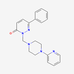 6-phenyl-2-{[4-(pyridin-2-yl)piperazin-1-yl]methyl}pyridazin-3(2H)-one