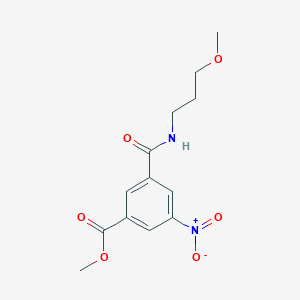 Methyl 3-[(3-methoxypropyl)carbamoyl]-5-nitrobenzoate