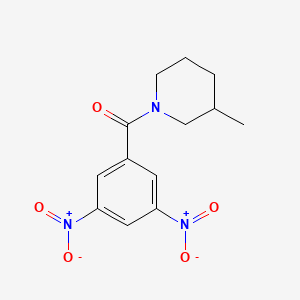 molecular formula C13H15N3O5 B11022974 (3,5-Dinitrophenyl)(3-methylpiperidin-1-yl)methanone 