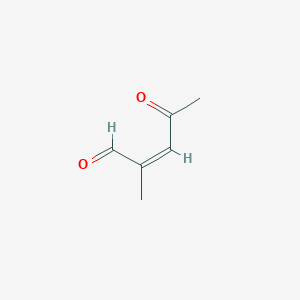 molecular formula C6H8O2 B011023 (Z)-2-methyl-4-oxopent-2-enal CAS No. 104613-83-4