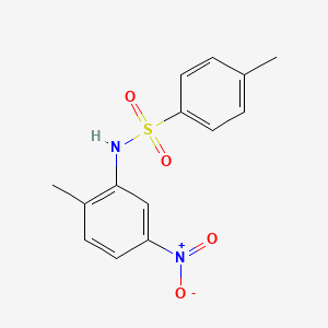 molecular formula C14H14N2O4S B11023016 4-methyl-N-(2-methyl-5-nitrophenyl)benzenesulfonamide CAS No. 19871-37-5