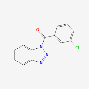 molecular formula C13H8ClN3O B11023164 1H-benzotriazol-1-yl(3-chlorophenyl)methanone 