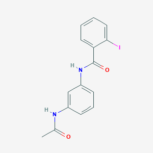 N-(3-acetamidophenyl)-2-iodobenzamide