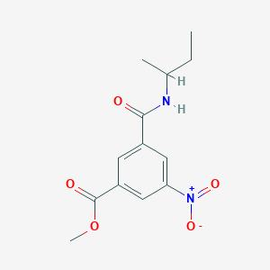 Methyl 3-(butan-2-ylcarbamoyl)-5-nitrobenzoate