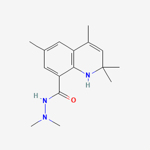 N',N',2,2,4,6-hexamethyl-1,2-dihydroquinoline-8-carbohydrazide