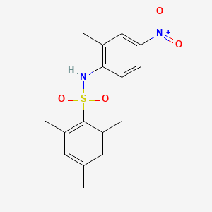 2,4,6-trimethyl-N-(2-methyl-4-nitrophenyl)benzenesulfonamide