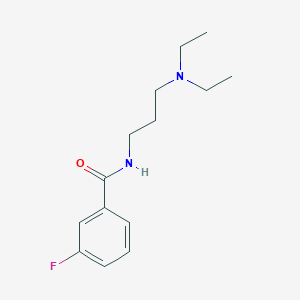 N-[3-(diethylamino)propyl]-3-fluorobenzamide