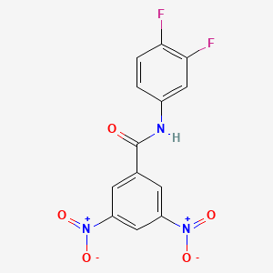 N-(3,4-difluorophenyl)-3,5-dinitrobenzamide