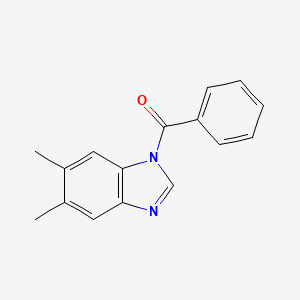 1H-Benzimidazole, 1-benzoyl-5,6-dimethyl-