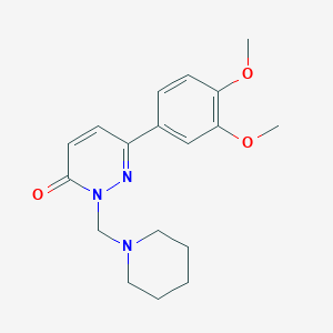 6-(3,4-dimethoxyphenyl)-2-(piperidin-1-ylmethyl)pyridazin-3(2H)-one