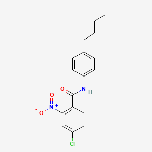 N-(4-butylphenyl)-4-chloro-2-nitrobenzamide