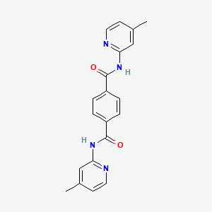 N,N'-bis(4-methylpyridin-2-yl)benzene-1,4-dicarboxamide