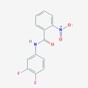 N-(3,4-difluorophenyl)-2-nitrobenzamide